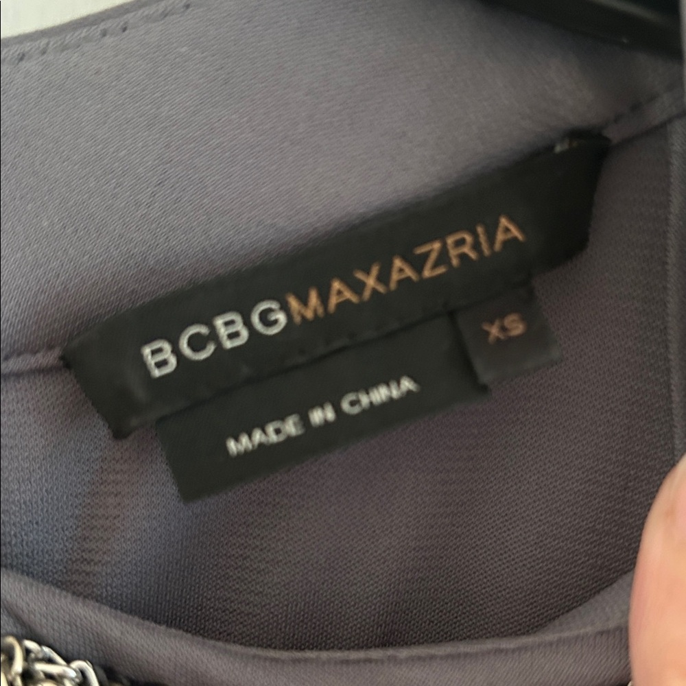 BCBGMaxAzria Charcoal Maxi Dress - Picture 2 of 6